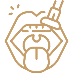 Root canal treatment step illustration