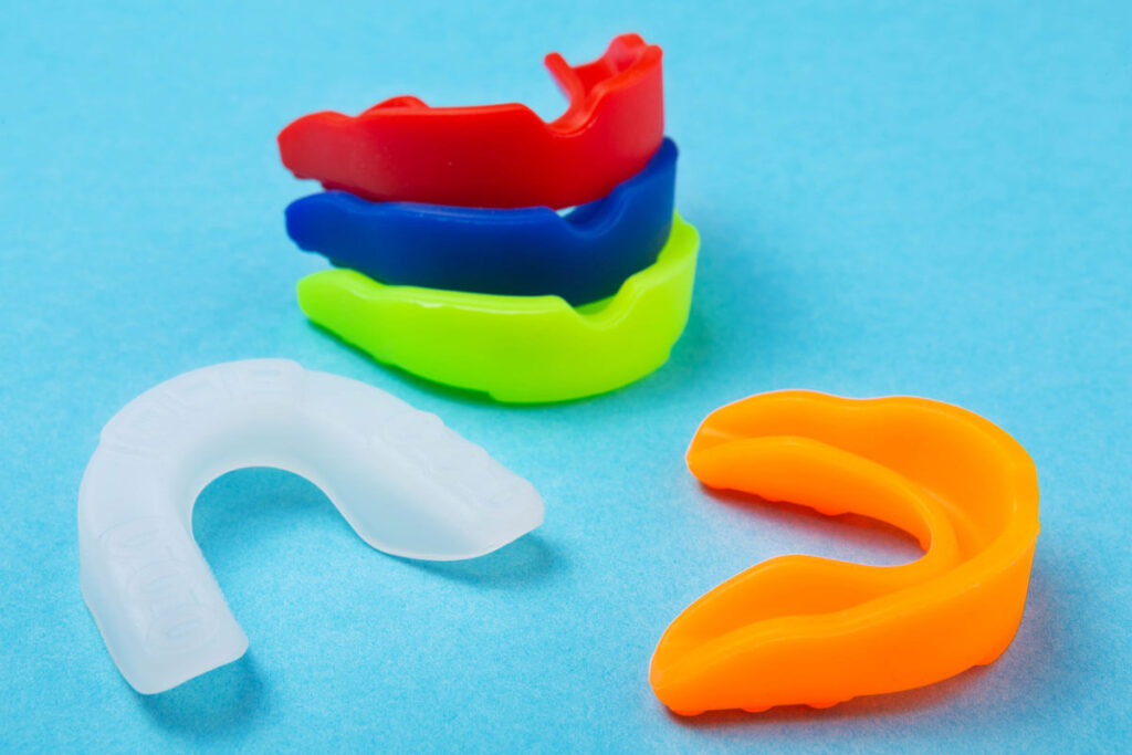 Sports mouth guard for dental protection